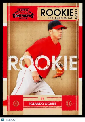 2008 Playoff Contenders Rolando Gomez #41