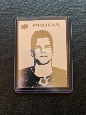 2026-27 UD Series 1 Ilya Protas Stencils Silver #ST-10 Washington Capitals