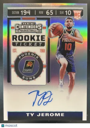 Contenders Ty Jerome Base Rookie Season Ticket Premium Edition #119 Phoenix Suns