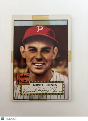 1952 Topps Nippy Jones #213 Low Grade