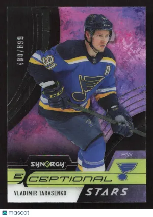 2021-22 Upper Deck Synergy Vladimir Tarasenko #ES-VT Exceptional Stars SN
