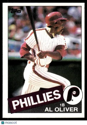 1985 Baseball Card Al Oliver #130