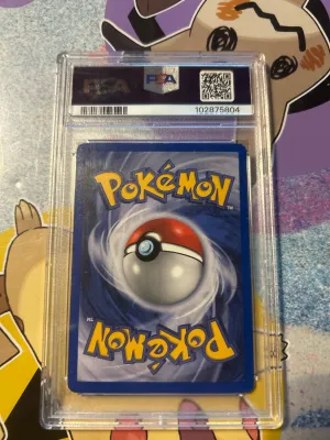Pokemon PSA 7 2000 Rocket's Mewtwo Gym Challenge back