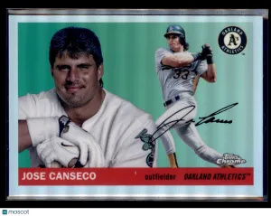 2025 Topps Chrome Platinum Anniversary Jose Canseco #235 Refractors