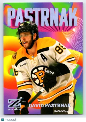 2024 Upper Deck SkyBox Metal Universe Z-Force David Pastrnak Rave 363/399