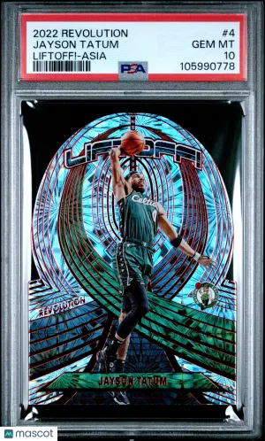 2022 Panini Revolution Liftoff! Jayson Tatum Asia PSA 10