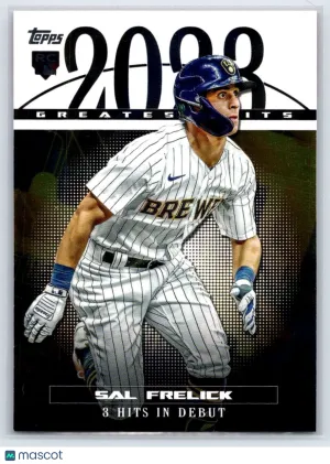 2024 Topps 23GH-29 Sal Frelick 2023 Greatest Hits Milwaukee Brewers