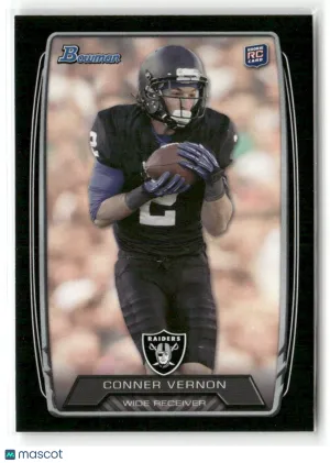 2013 Bowman Conner Vernon #206 Black RC