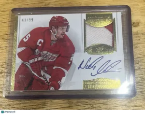2013/14 PANINI DOMINION #AP-NL NICKLAS LIDSTROM AUTO PATCH /99 HOF