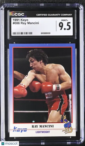 Graded 1991 Kayo Ray Mancini #086 CGC 9.5 Boxing Card