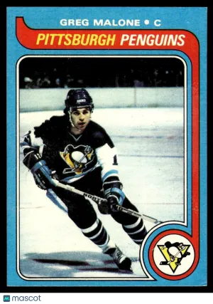 1979 Hockey Card Greg Malone #9