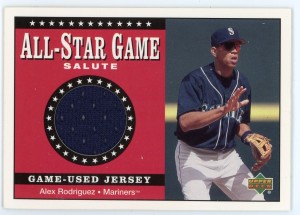 2001 Upper Deck Alex Rodriguez All-Star Game Salute Game-Used Jersey #SJ-AR1