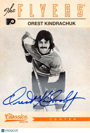 2012-13 Panini Classics Signatures Orest Kindrachuk Autograph #170 Philadelphia Flyers