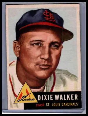 1953 Topps Dixie Walker #190