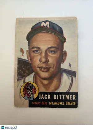 1953 Topps Jack Dittmer #212