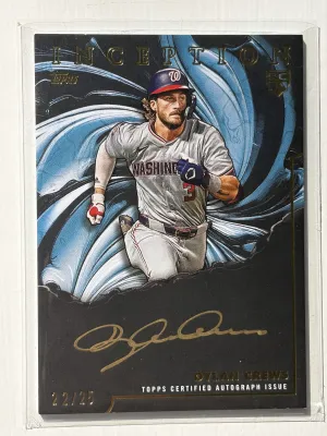 2025 Topps Inception Dylan Crews Gold Ink Auto 22/25 Rookie