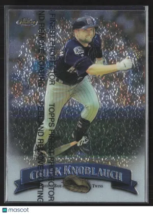1999 Topps Finest Chuck Knoblauch #110 Finest Protector