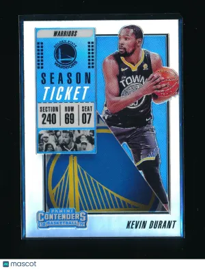 2018-19 Panini Contenders Kevin Durant #262 Premium Parallel/Variety