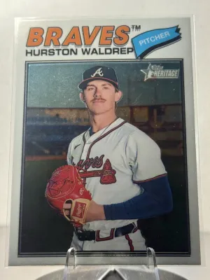 2026 Topps Heritage #145 Hurston Waldrep Chrome
