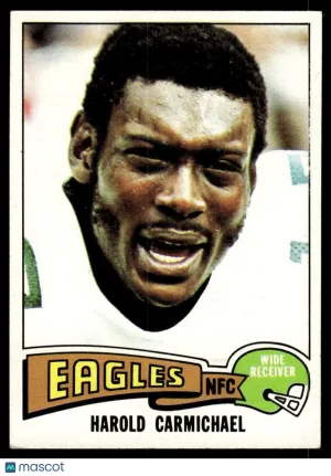1975 Football Harold Carmichael #80