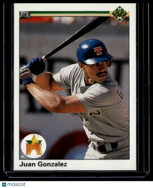 1990 Upper Deck Juan Gonzalez #72