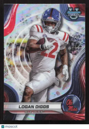 2024 Bowman University Best Logan Diggs #20 Refractor