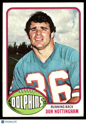 1976 Football Card Don Nottingham #134