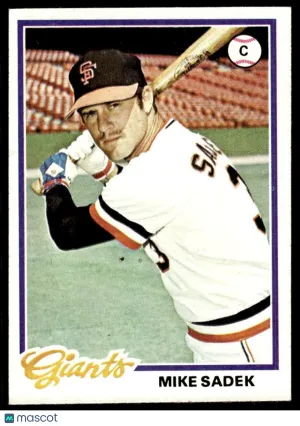 1978 Baseball Card Mike Sadek #8