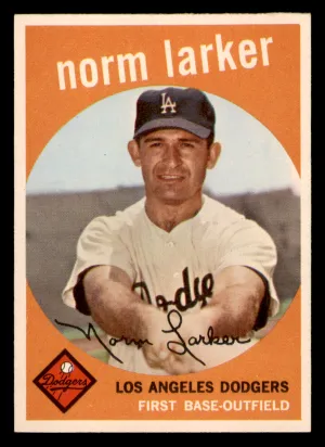 1959 Topps Norm Larker #107
