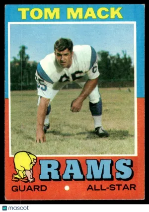1971 Football Tom Mack #94