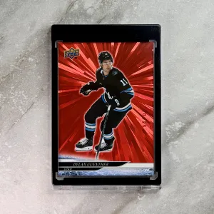 2024 UD Extended Series Red Outburst #626 Dylan Guenther 20/25 front