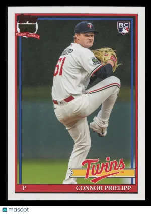 Connor Prielipp 2026 Topps Update 1991 RC #U91-44 Minnesota Twins