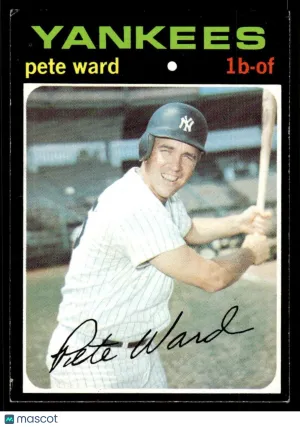 1971 Baseball Card Pete Ward #667