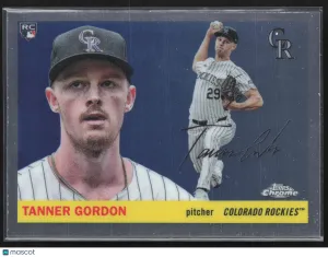 2025 Topps Chrome Heritage Tanner Gordon #387 RC