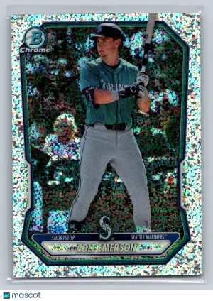 2026 Topps Bowman Chrome Colt Emerson #BCP-154 Speckle Refractor 142/299 Seattle Mariners