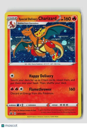 Pokemon 2020 Sword & Shield Promo Special Delivery Charizard #SWSH075