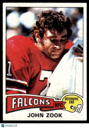 1975 Football John Zook #133