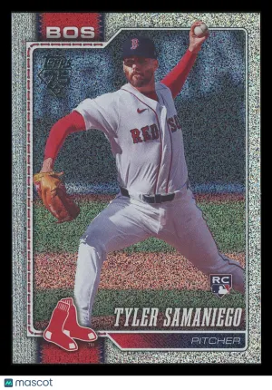 Tyler Samaniego 2026 Topps Update Series Sandglitter RC #US207 Boston Red Sox