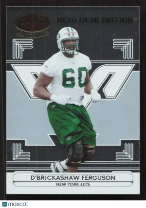 2006 Leaf Certified Materials D'Brickashaw Ferguson #180 SN,RC