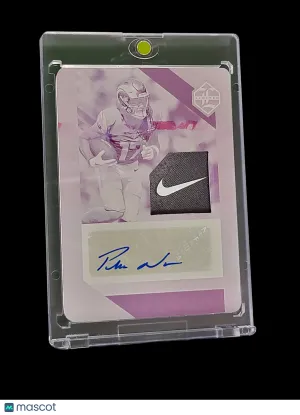 2024 Panini Puka Nacua #128 Magenta Plate Printing Plate Nike Swoosh Patch 1/1