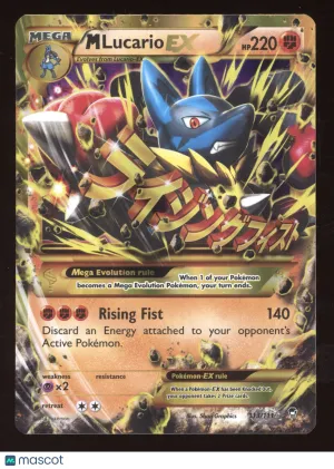 2014 Furious Fists M Lucario EX Secret Rare #113/111