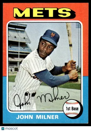 1975 Baseball Card John Milner #264