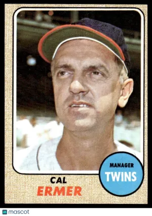 1968 Baseball Card Cal Ermer #206