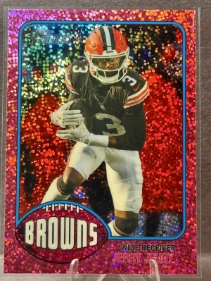 2026 Topps Heritage Football Pink Sparkle - Jerry Jeudy #335 Browns