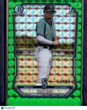 2026 Bowman Chrome Juan Rijo #BCP-19 Green /99
