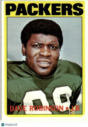 1972 Football Card Dave Robinson #116
