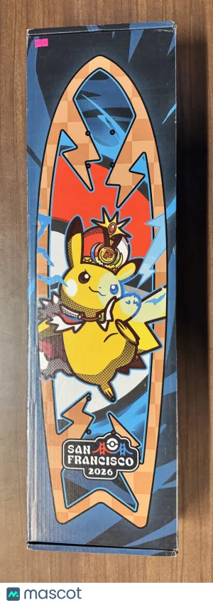 Pokemon World Championships Pikachu SF Bear Walker Skateboard Factory Sealed