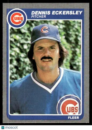 1985 Baseball Card Dennis Eckersley #57