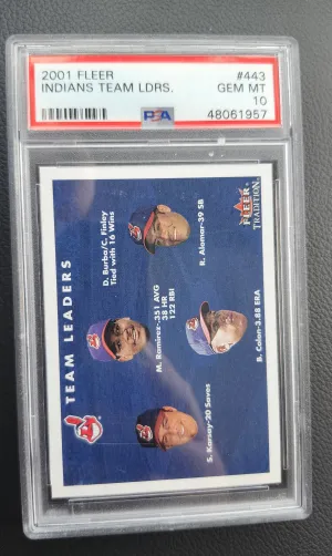 2001 Fleer Indians Team Ldrs.