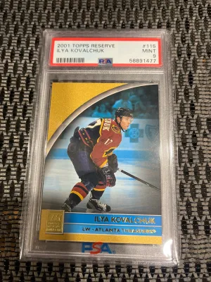 2001 Topps Reserve Ilya Kovalchuk Rookie /1599 front